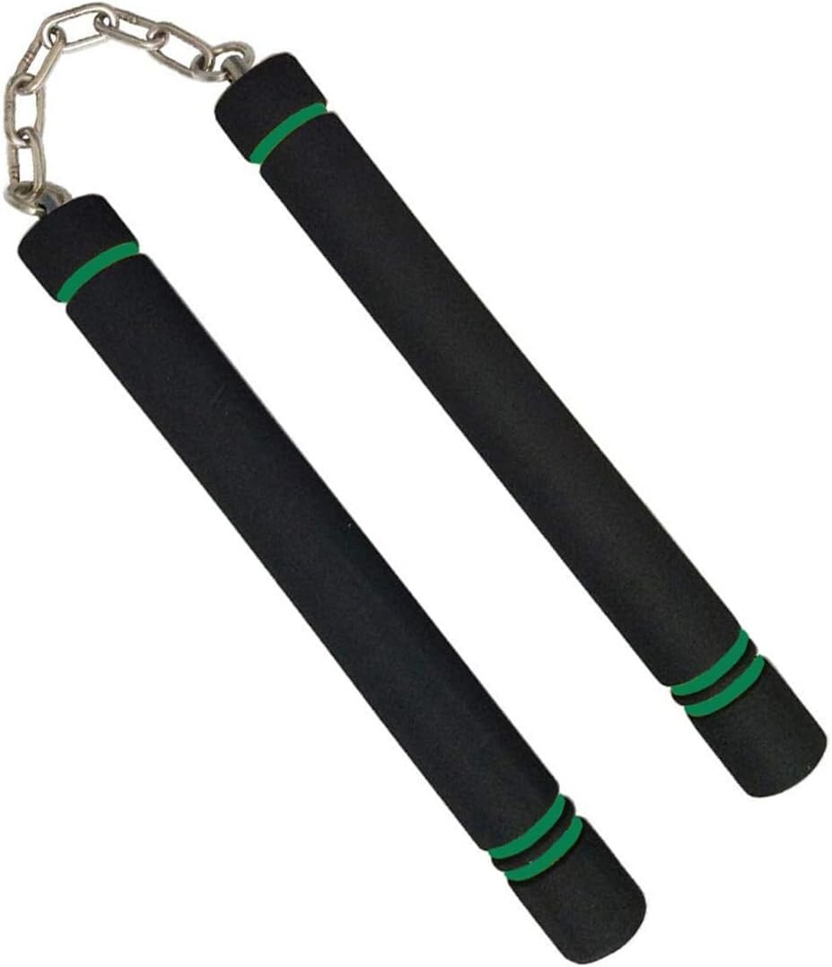 TOPOINT Nunchuck,Safe Foam Training Nunchucks/Nunchakus with Steel Chain for Kid