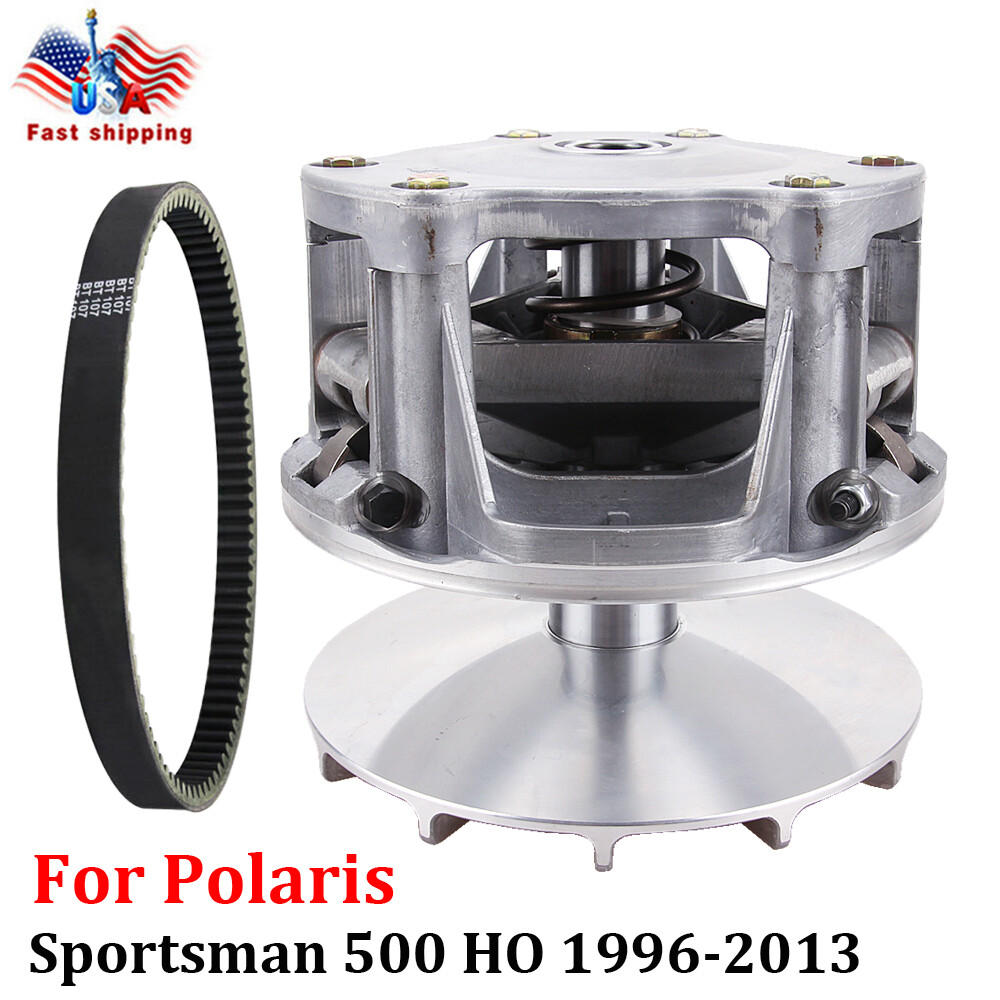 Primary Drive Clutch Assembly & Belt for Polaris Scrambler 500 4X4 2X4 1997-2006