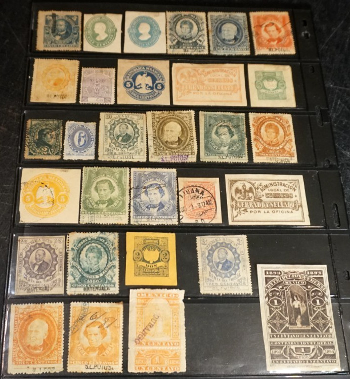 Mexico Rare Provisional issues various districts stamps