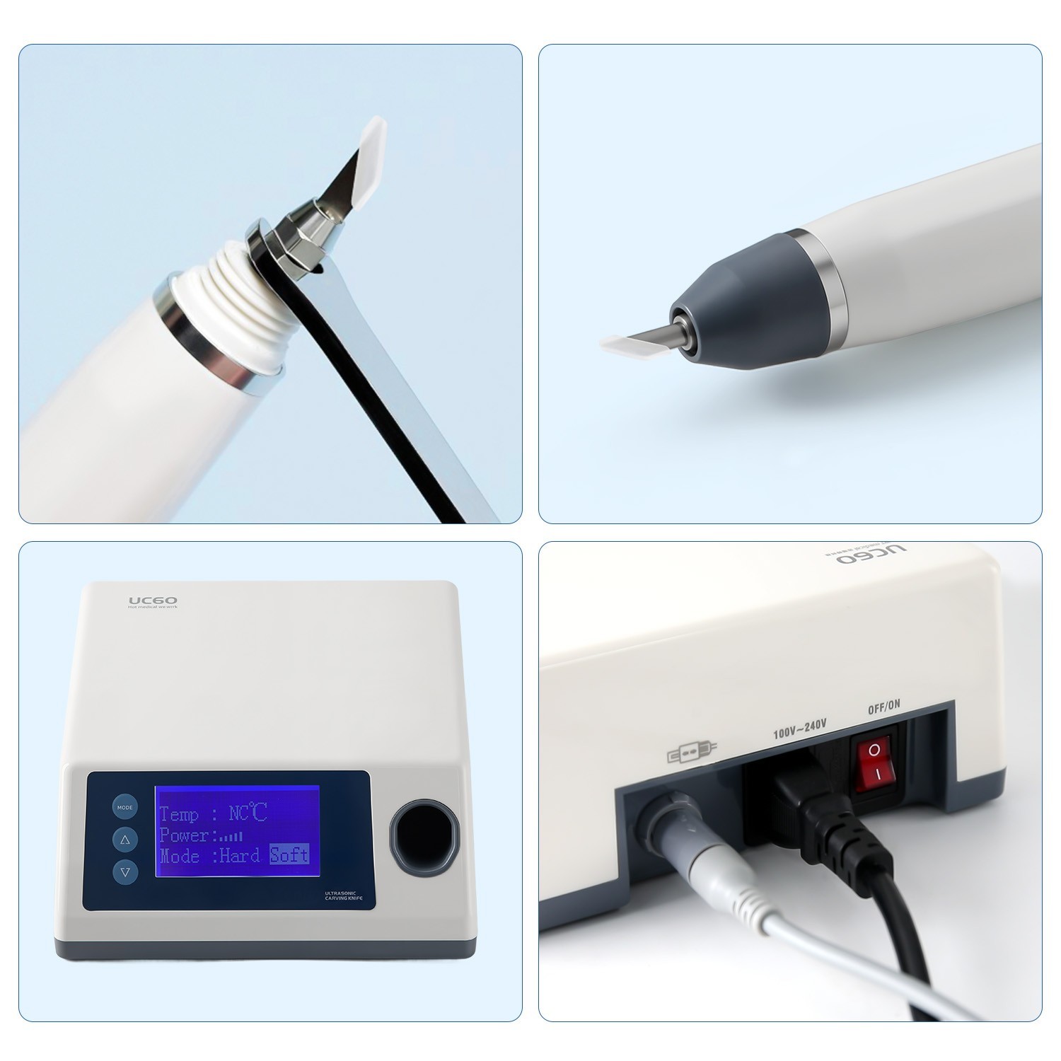 Electrosurgery Dental Cutting Unit with 5 Electrodes Tips