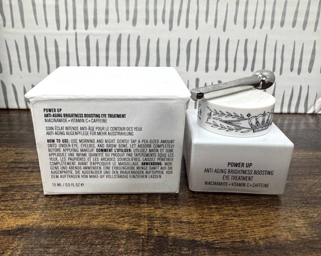 IL MAKIAG POWER UP ANTI AGING BRIGHTNESS BOOSTING EYE TREATMENT 0.5 OZ