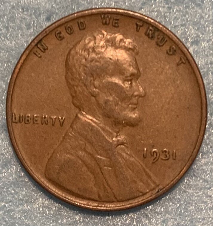1931 P Lincoln Wheat Cent  F-VF  X-209