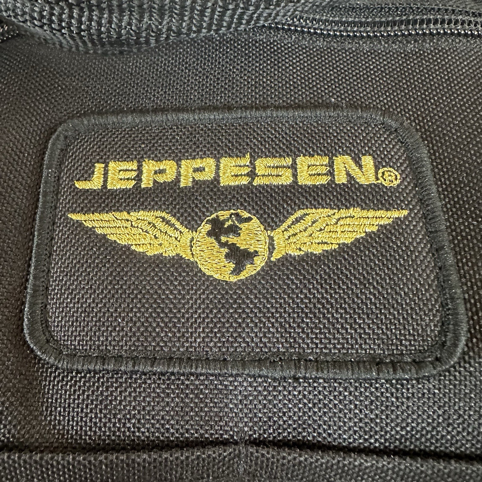 NEW JEPPESEN FLIGHT DUFFLE OVERNIGHT BAG Pilot Aviation Black 16'' L Dual Zip