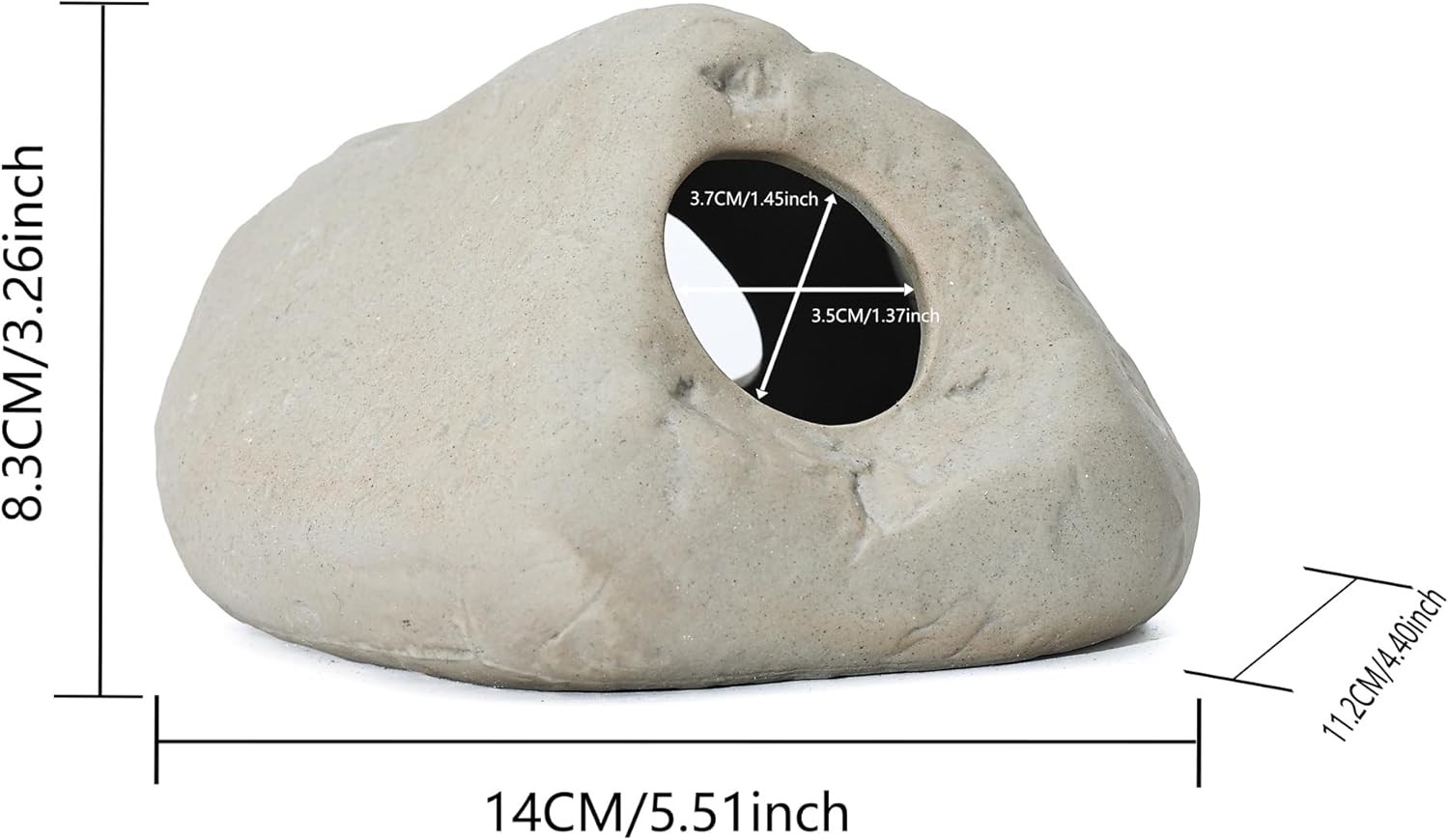 Aquarium Rock Cave Decor For Shrimp Cichlid Hiding Breeding (set 8)