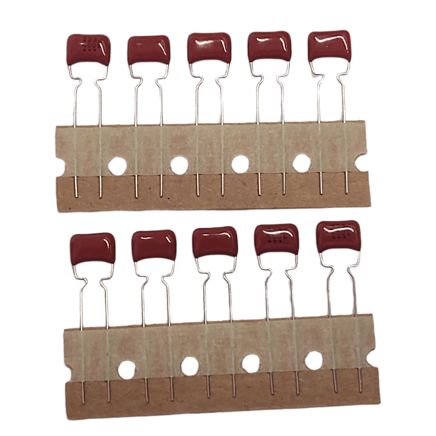 10 pack .022uf 400v 5% Tolerance Polyester Radial Guitar Tone Capacitors ECQ-E