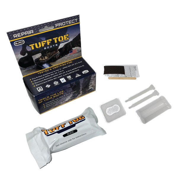TUFF TOE Original Formula Work Boot Toe Guard Protection & Leather Repair Kit