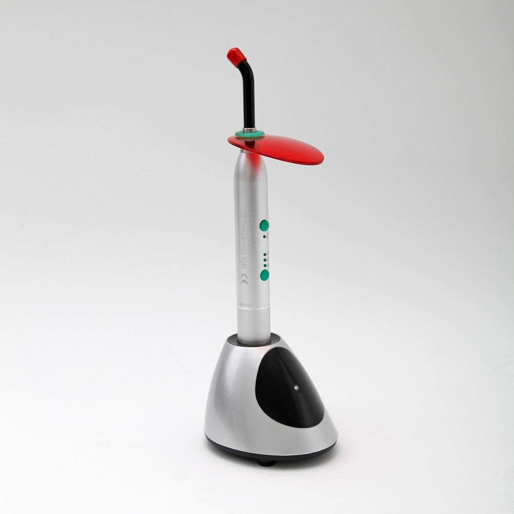 2* Wireless Dental LED Cordless Orthodontics Curing Light Lamp 2000MW Automatic