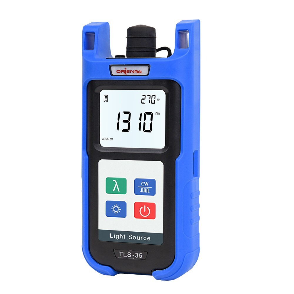 FTTH Fiber Optic Cable Loss Tester Orienek TLS-35 Singlemode Optic Light Source