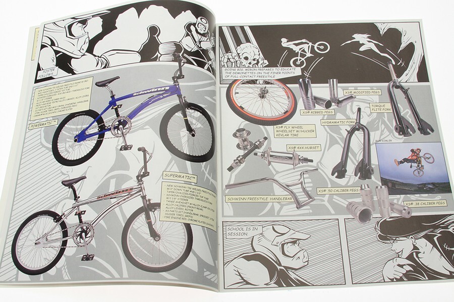 1999 Schwinn BMX Catalog Flyin' South Comic Book w/ BONUS XS Decals NEW NOS
