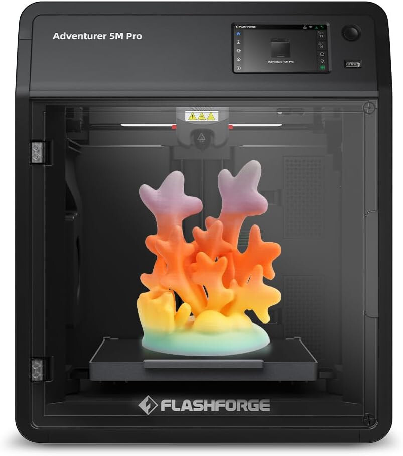FLASHFORGE Adventurer 5M Pro 3D Pinter Max 600mm/s Fully Auto Printing RC CoreXY