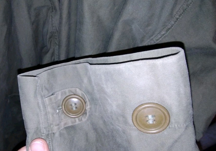 Original Modified WWII 1943 US Army Anorak Parka W/Zipper Cold Weather Medium #2