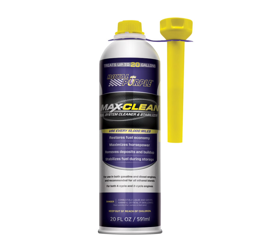 Royal Purple Max-Clean Fuel System Cleaner and Stabilizer, 20 Fl. Oz.