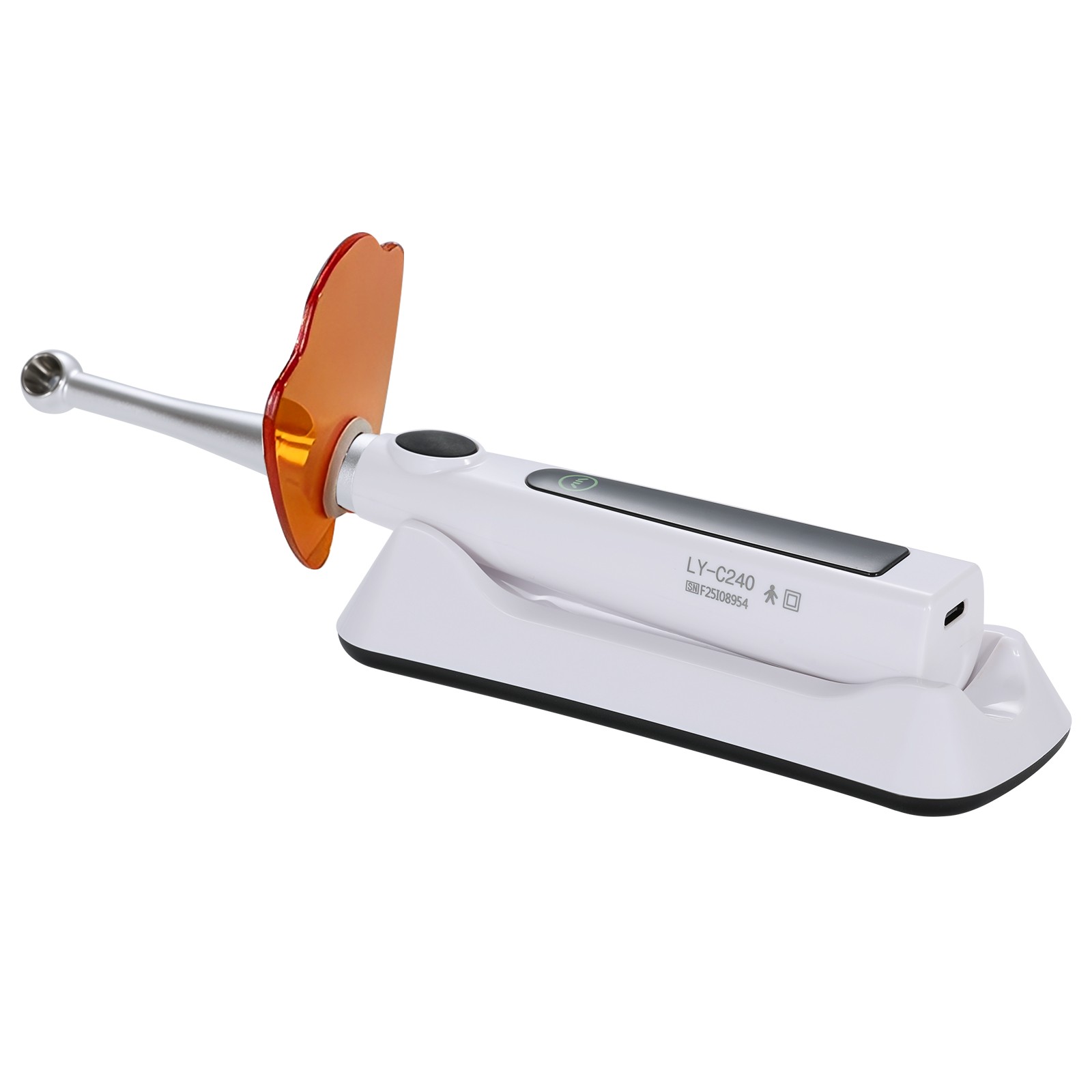 Dental Wireless LED Curing Light 1 Second Cure Lamp Metal Head AI