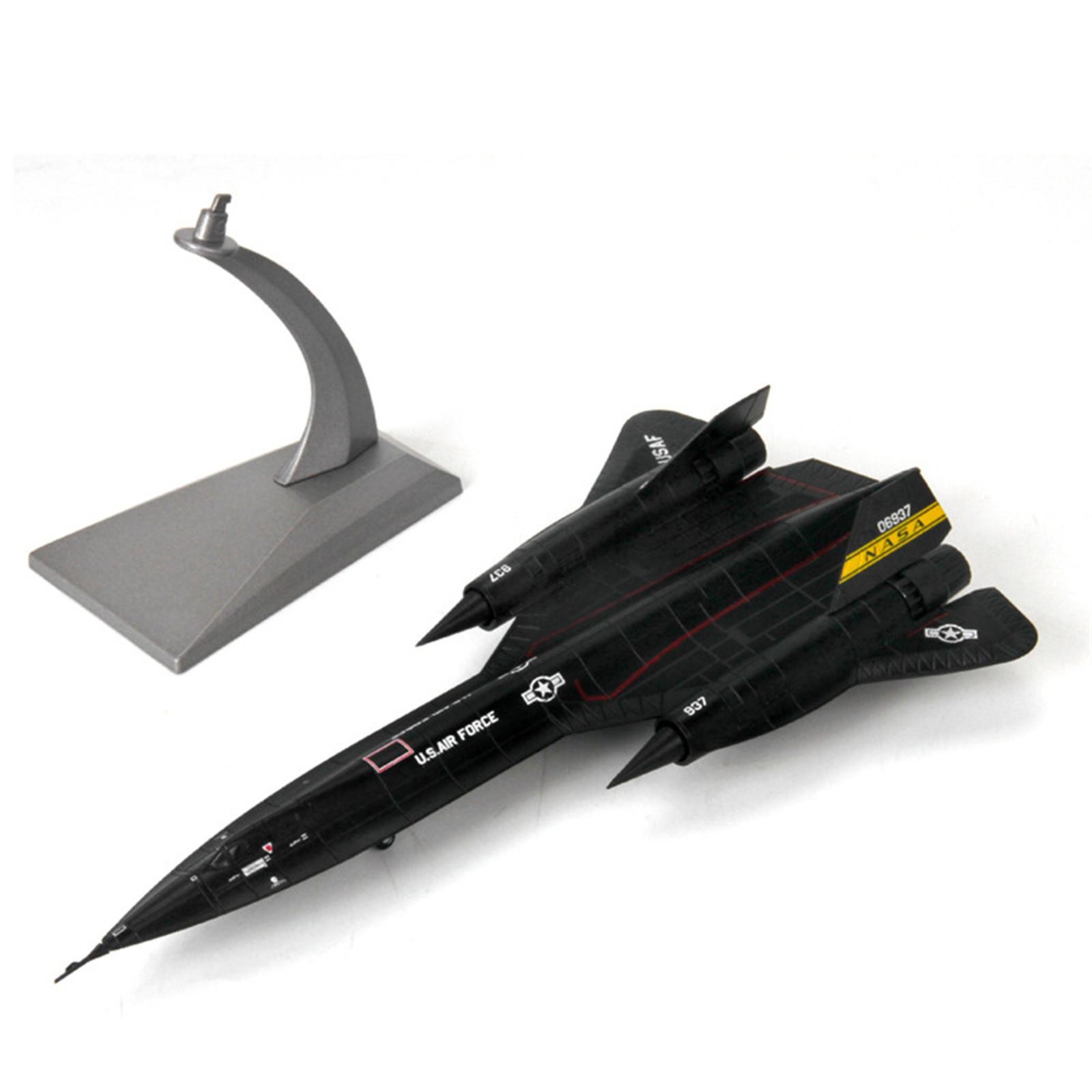Blackbird SR-71 Alloy Fighter 1:144 Aircraft Model Simulation Military Ornament