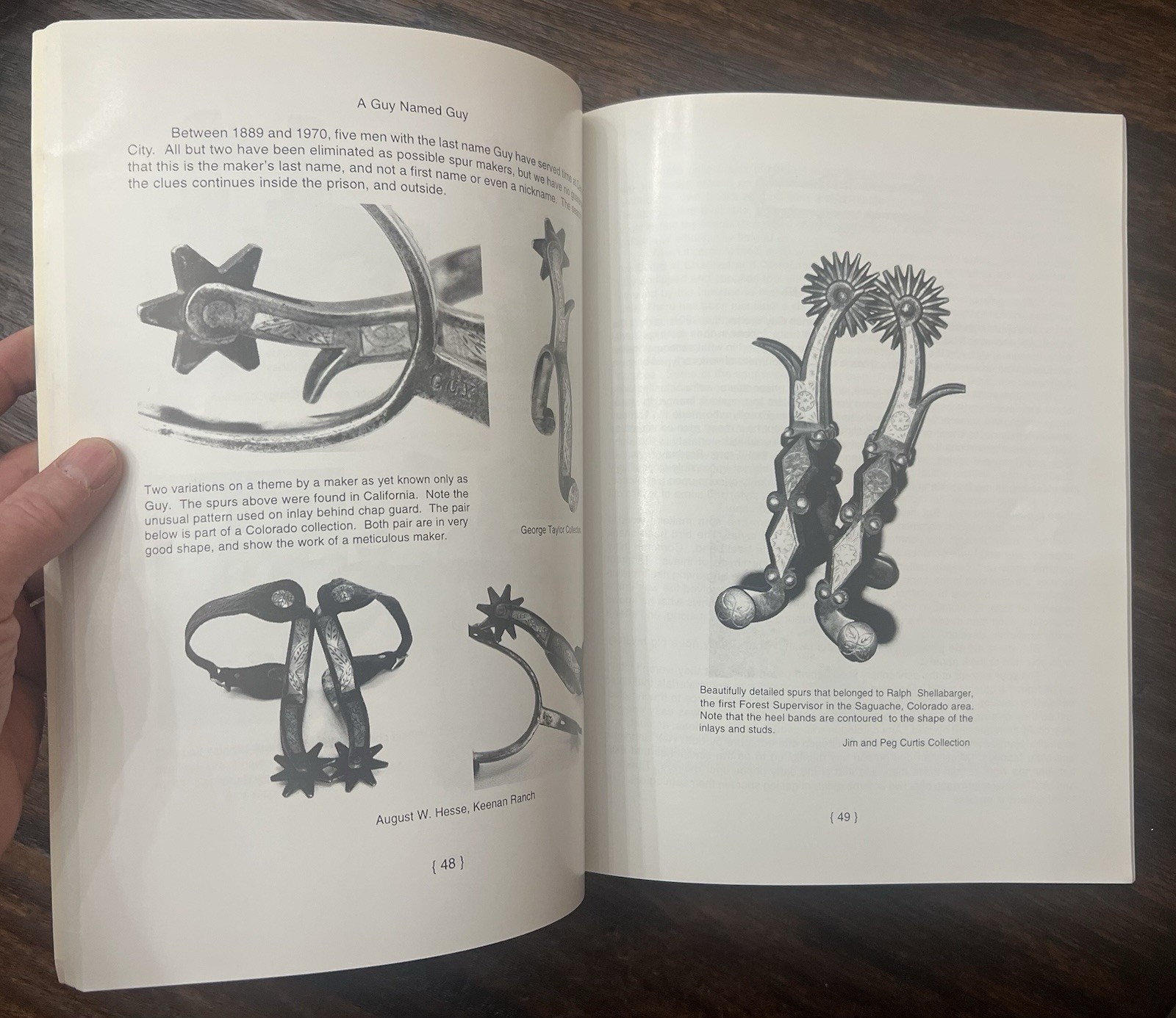 COLORADO PRISON SPURS & THE MEN WHO MADE THEM SIGNED LIMITED FIRST EDITION