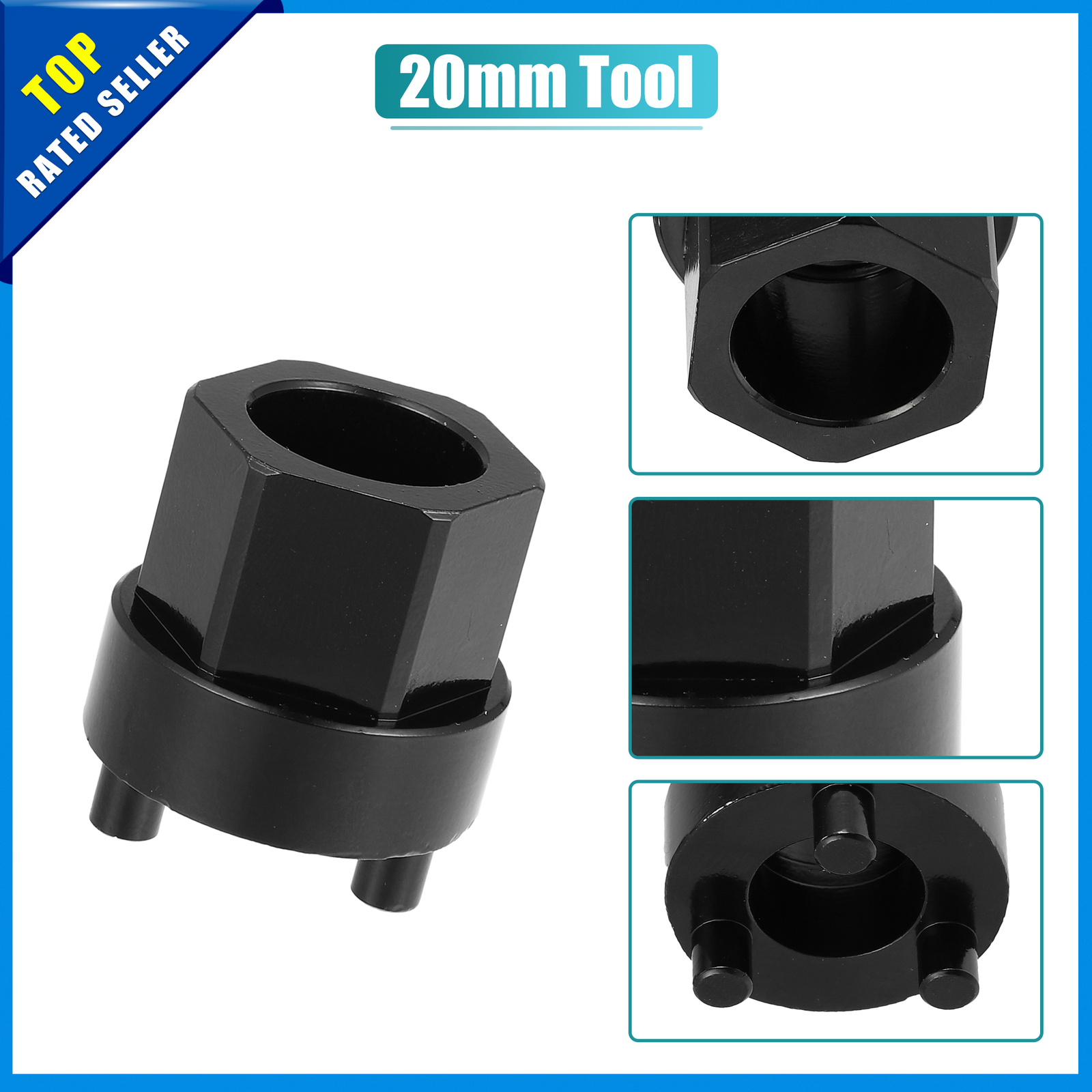 Universal A/C Compressor Clutch HUB Remover Tool 7mm Socket for Car Set of 1