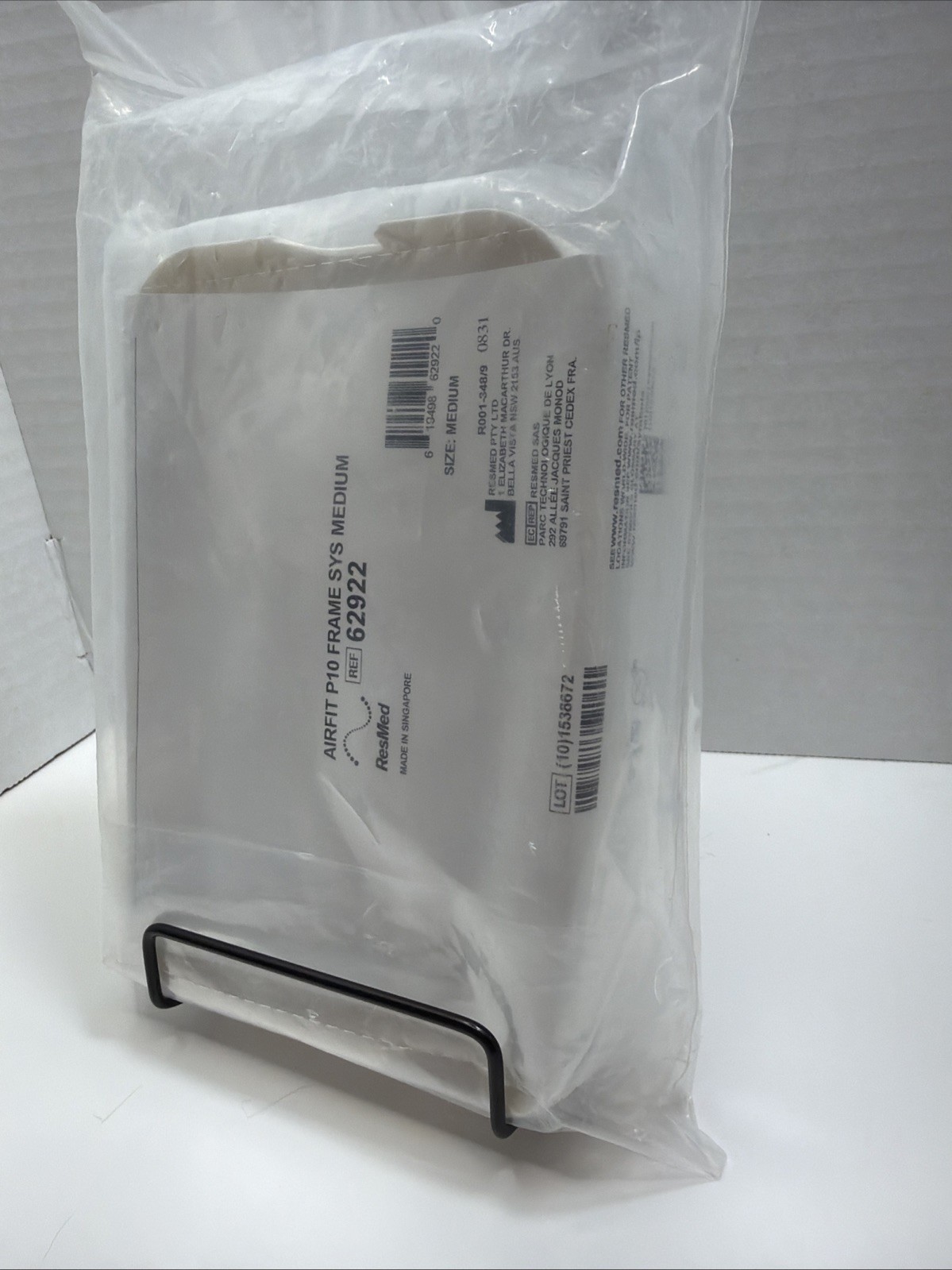 ResMed 62922 Airfit P10 Frame SYS Medium, Brand New in SEALED Package(no strap)