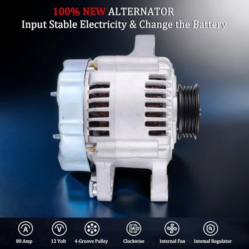 Alternator Replacement forToyota Yaris L4 1.5L 2006 2007 2008 2009 104210-840