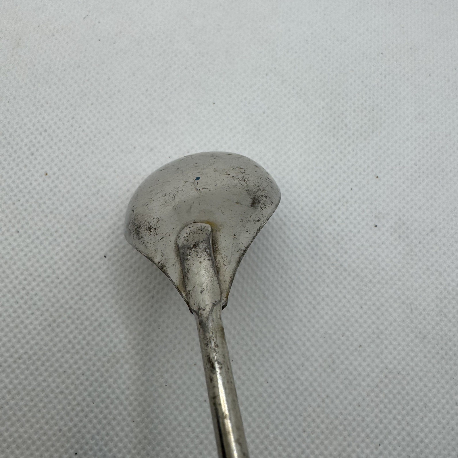 Vintage Cocktail Stir Spoon Muddler Stainless Steel Retro Red Handle