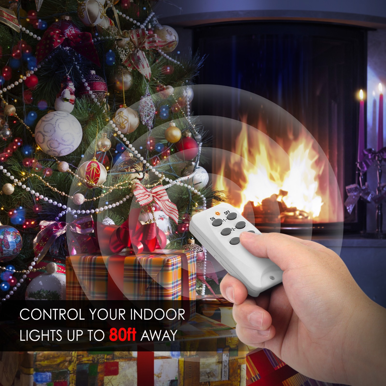 CP (3-Pack) Indoor Remote Controlled Outlets , CP50009