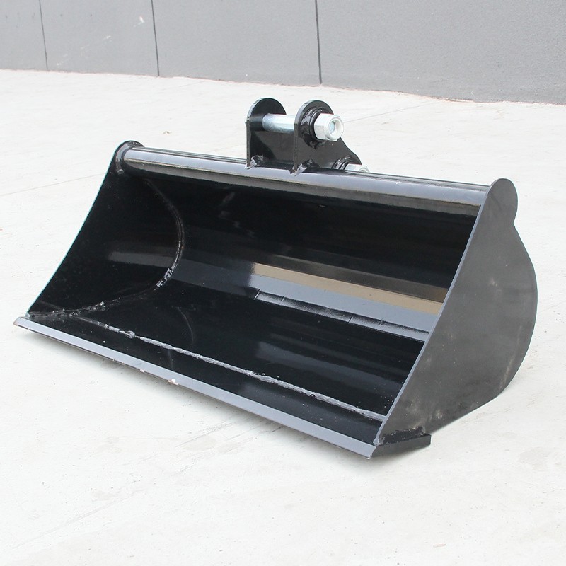 FREE SHIPPING 800mm Plain Flat Bucket Attachment For 0.8-1.5 Ton Mini Excavator
