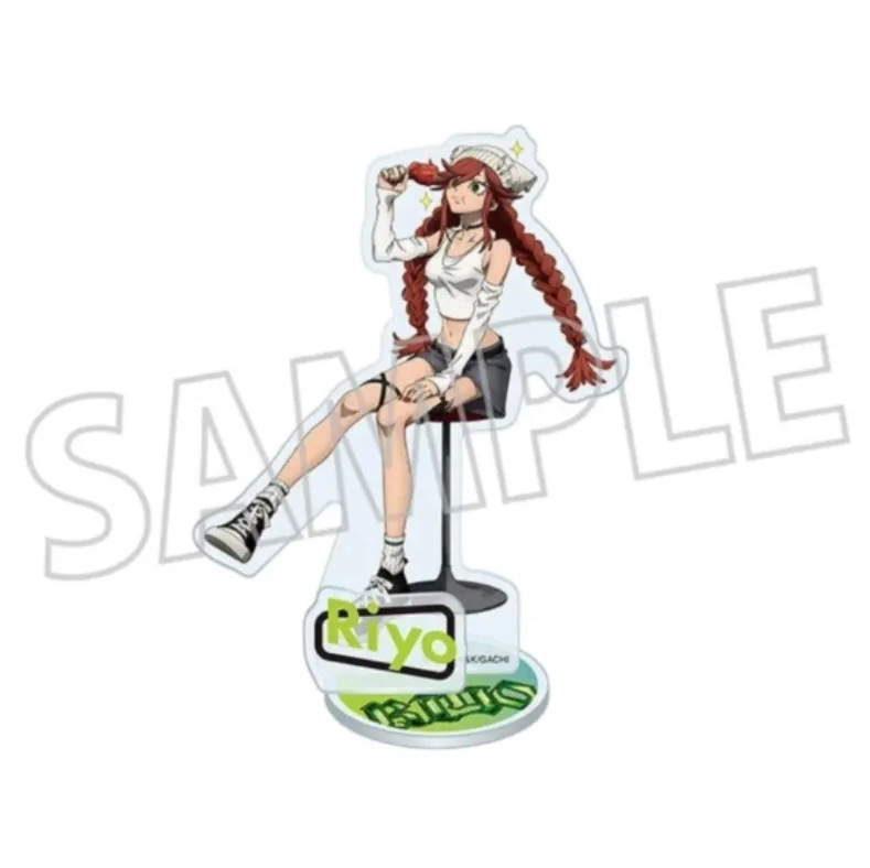 4Pcs/set Gachiakuta Rudo Enjin Zanka Riyo Rubion Acrylic Figure Model 10Cm..