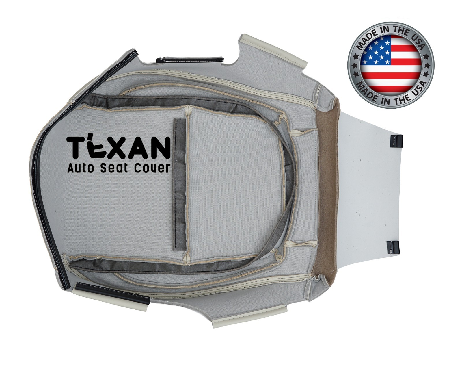 Driver Bottom Replacement Seat Cover Leather Light Tan For 2002-2010 Lexus SC430