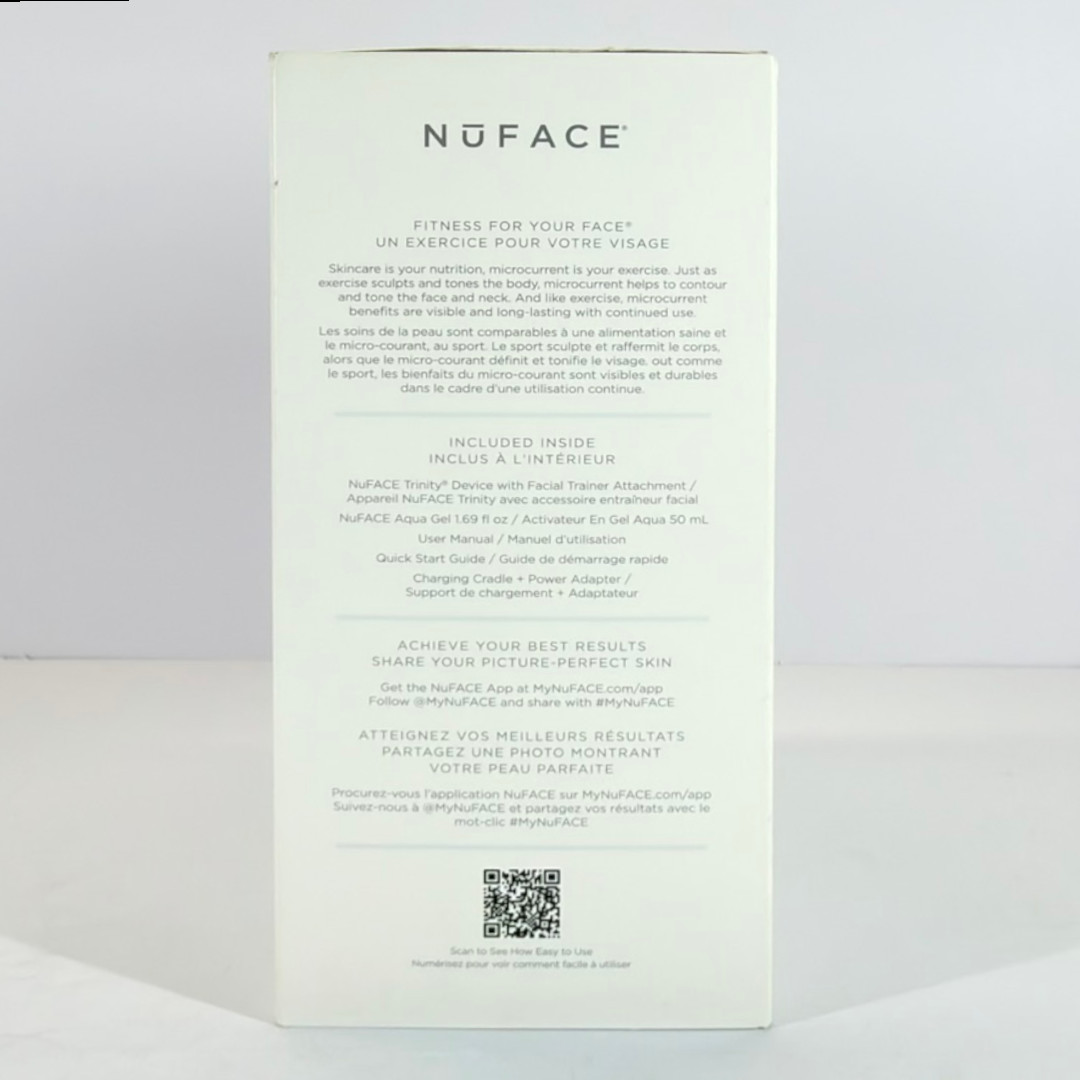 NuFACE Trinity Advanced Facial Toning Device Fine Lines Hydrating New Open Box