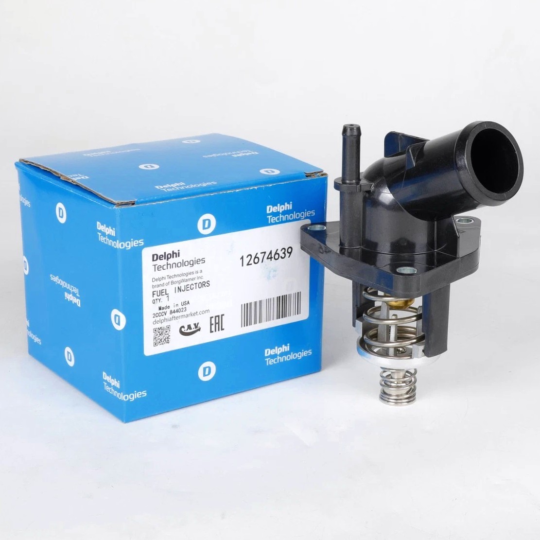 Thermostat Housing Assembly for 14-20 Chevy Silverado GMC Sierra 1500 Escalade