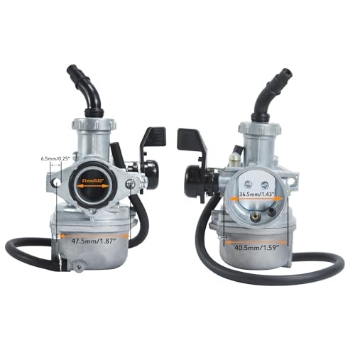 PZ22 Carburetor Carb Air filter Throttle Handle Grips Cable Kit for 110cc Red