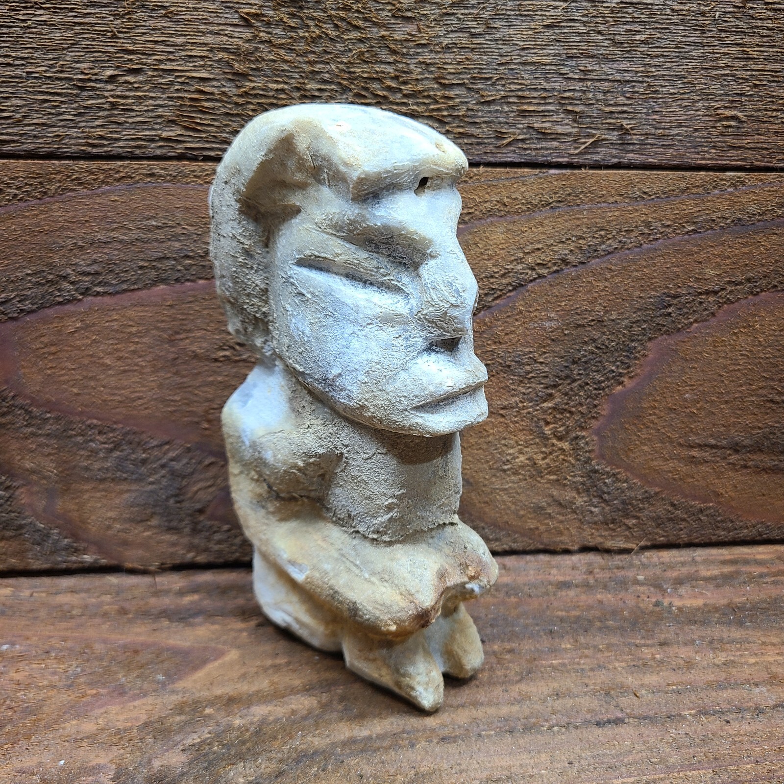 pre-columbian ancient Carved Stone Figure