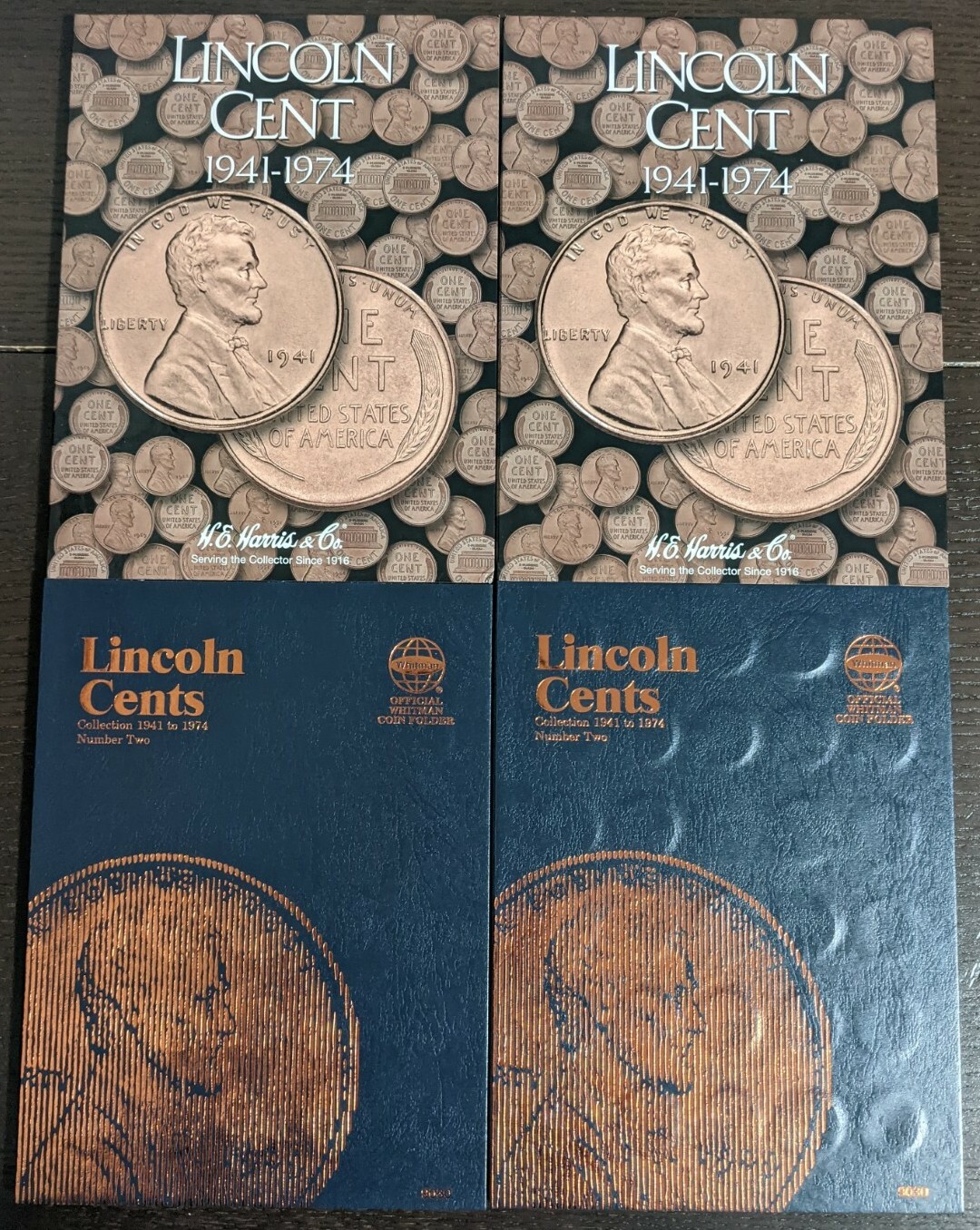 One Completed Lincoln Head Cent Collection - Book Number 2 Album 1941-1974 P,D,S