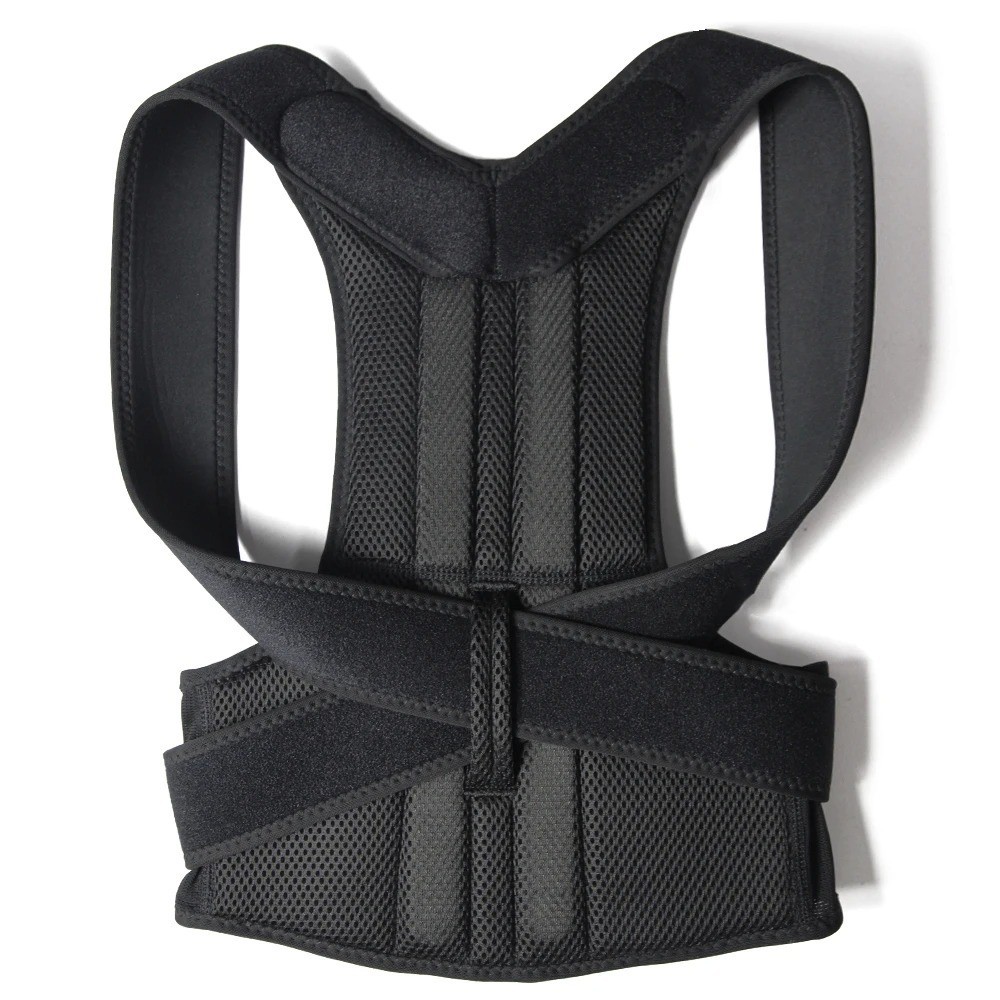 Adjustable Posture Corrector Low Back Support Shoulder Brace Belt for Men Women