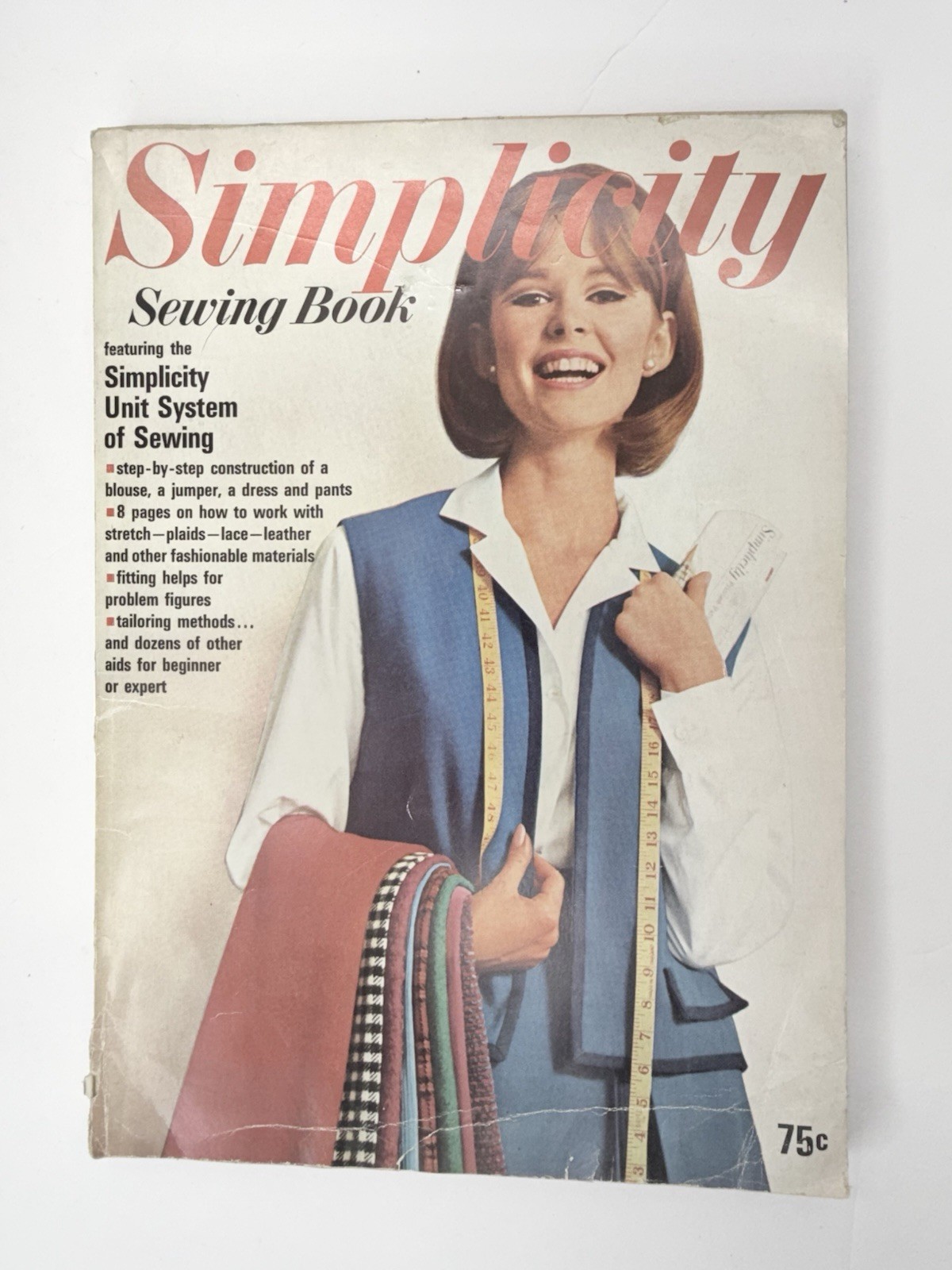 Vintage 1965 MCM Simplicity Sewing Book Blouse Jumper Dress Pants Softcover