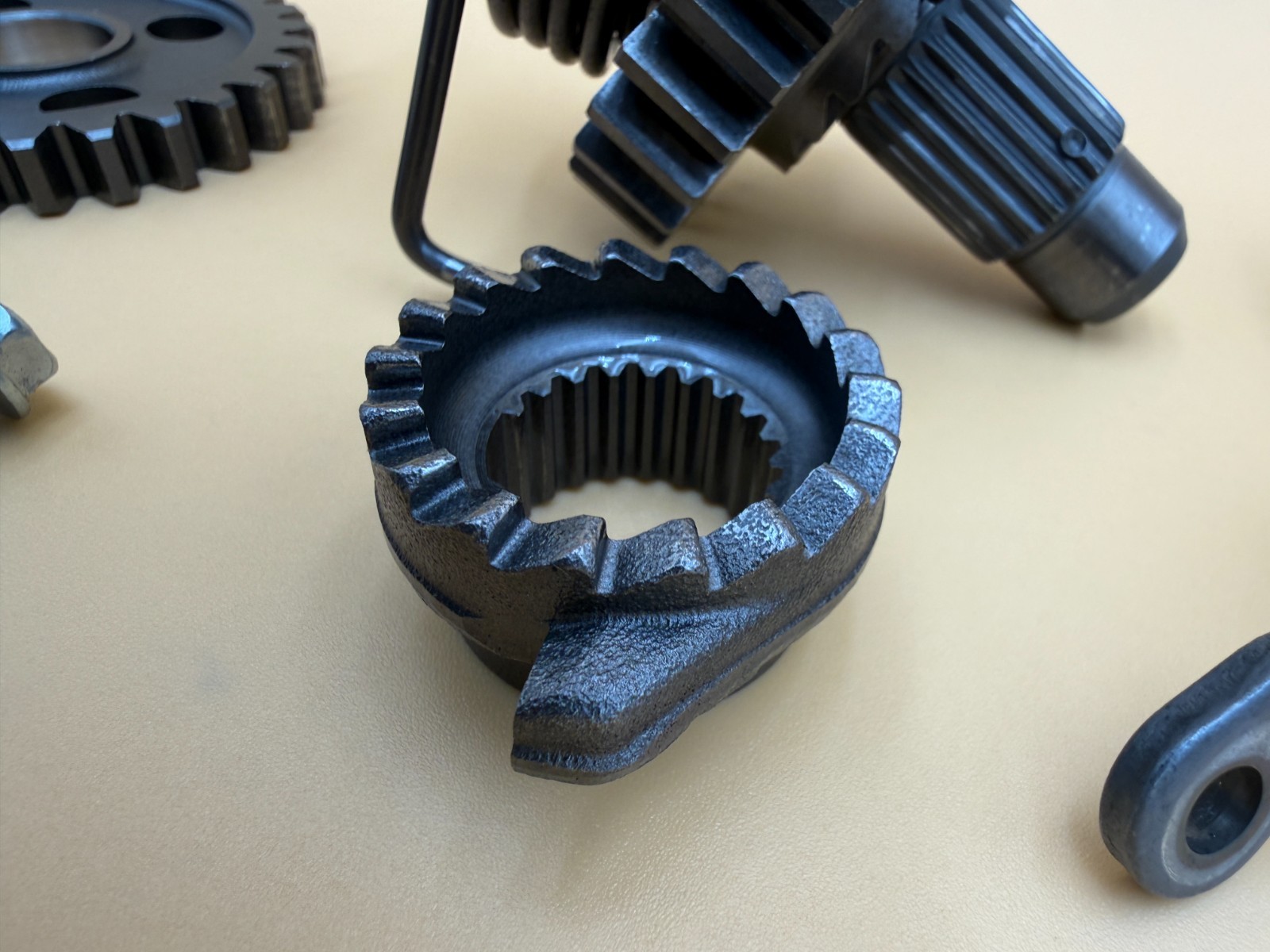 1999 - 2004 Honda XR400R XR400 OEM Kickstart Kick Start Mechanism Shaft Gear #2