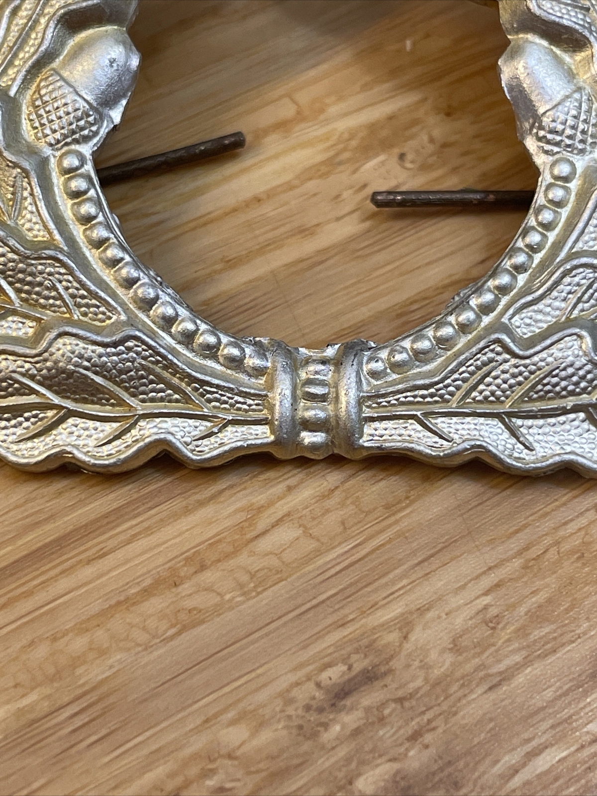 Vintage WW2 WWII German Visor Wreaths Surplus KG JD