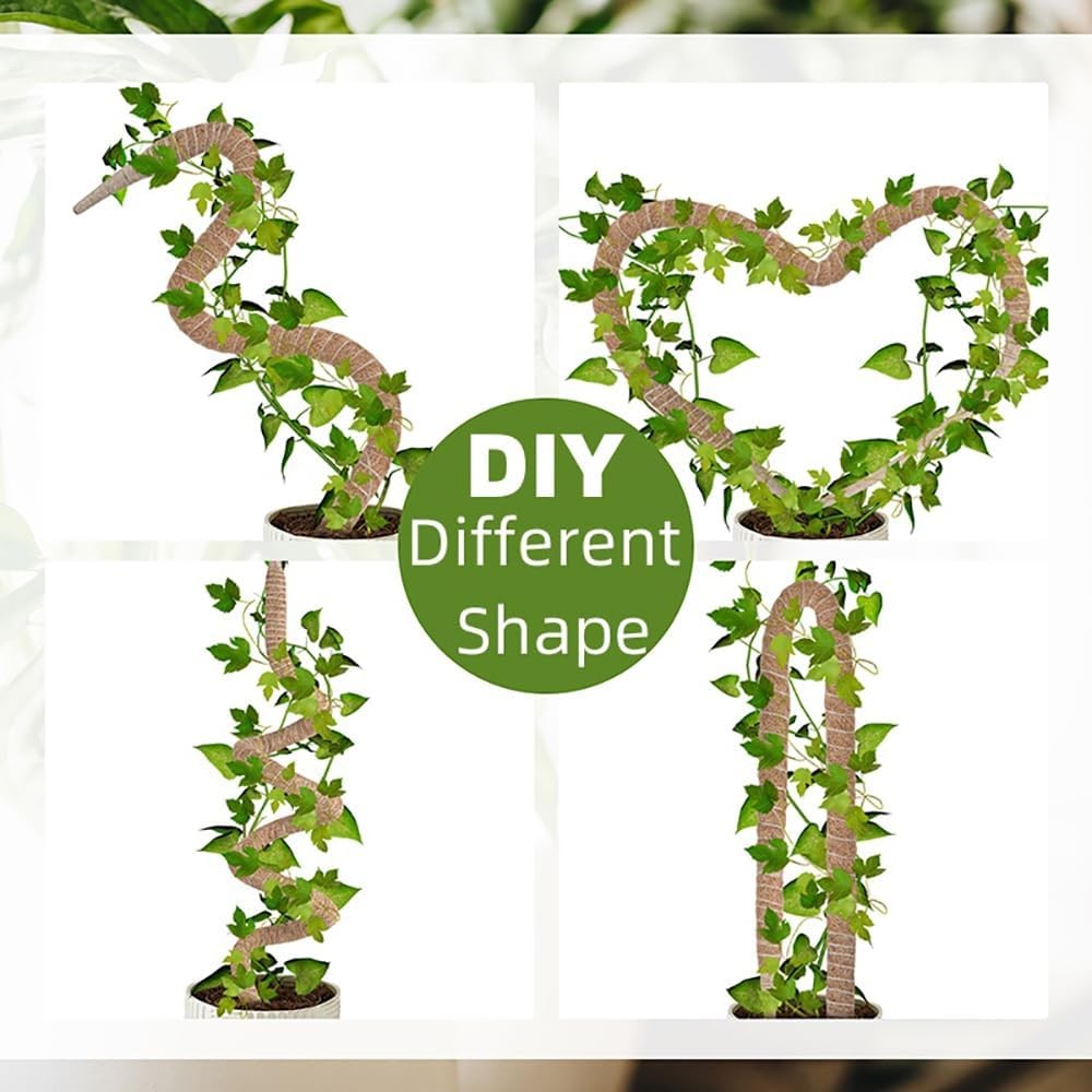 Supoice 3 Pack Moss Pole 25 Inch for Monstera Plant Support Bendable Moss Pole f