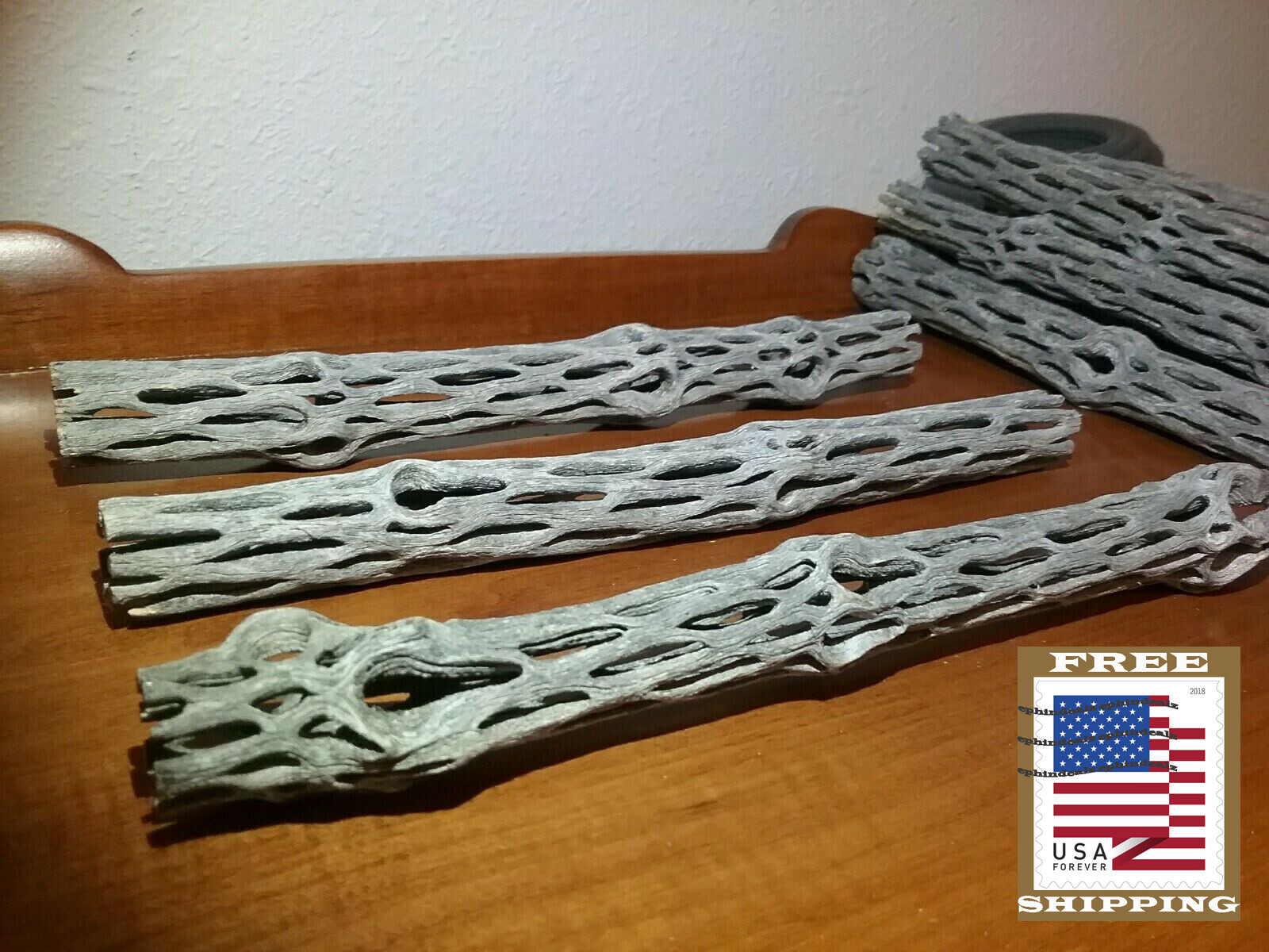 3 pieces of 10" inch Cholla Wood | Organic Cactus | Aquarium Decor | Chinchilla