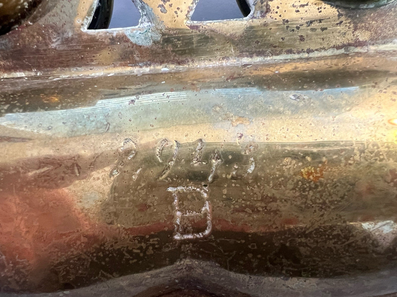 Vintage Gilded Cast Brass Art Nouveau Elephants Ornate Double Inkwell