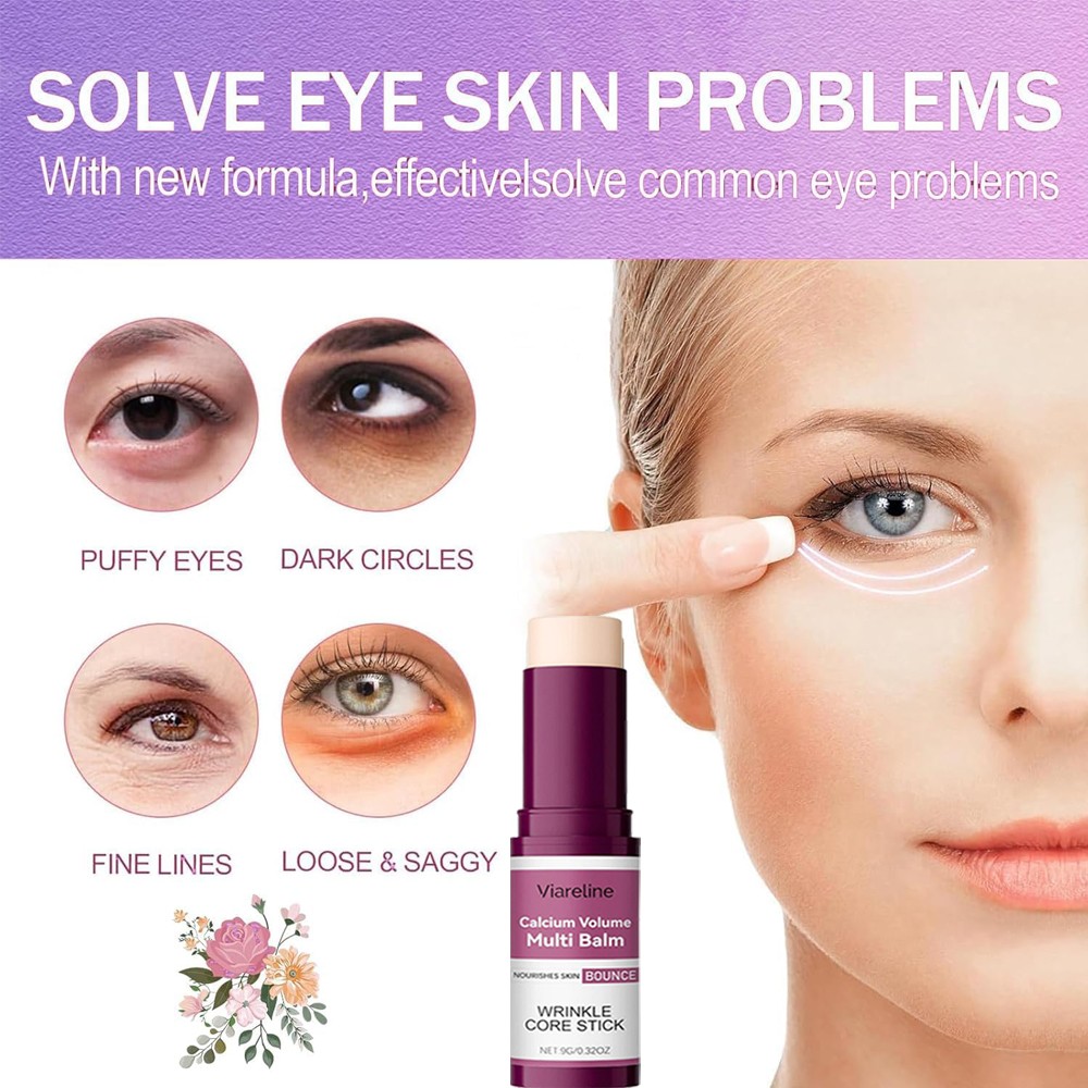 2Pack Calcium Volume Multi Balm Wrinkle Core Stick Collagen Moisturing Stick