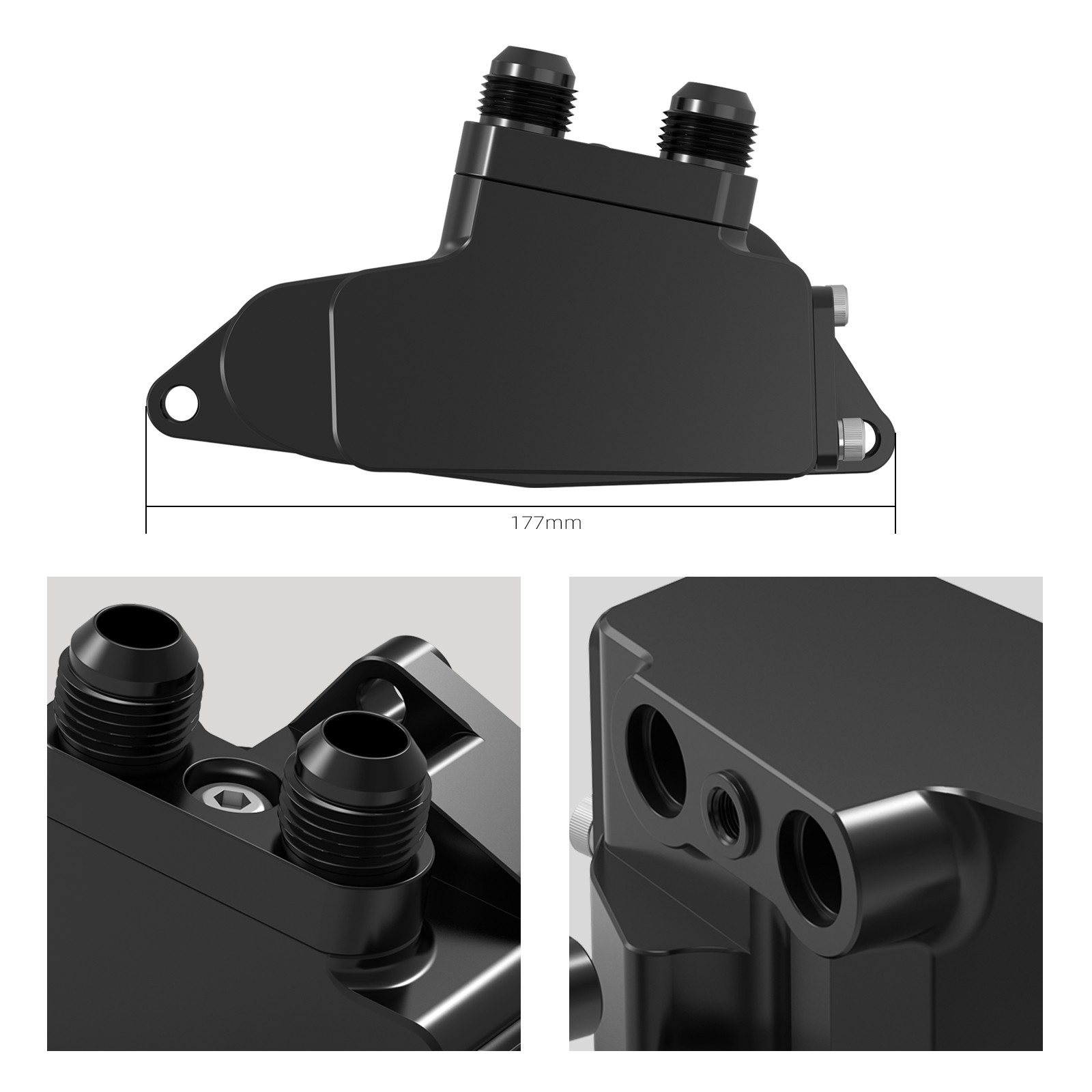 Oil Cooler Thermostat Housing Adapter Upgraded For BMW E90 E92 335i 135i 1M N54