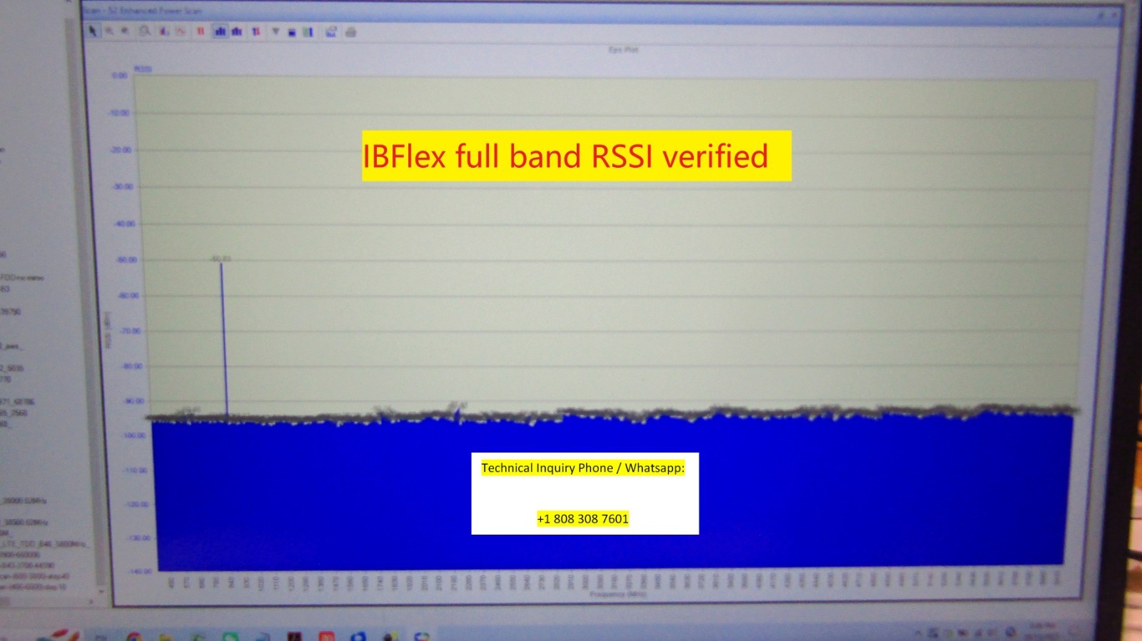 PCTEL IBFlex Super Configuration 5G NR, 4G/3G/2G P.25 scanner, 10MHz - 6000MHz