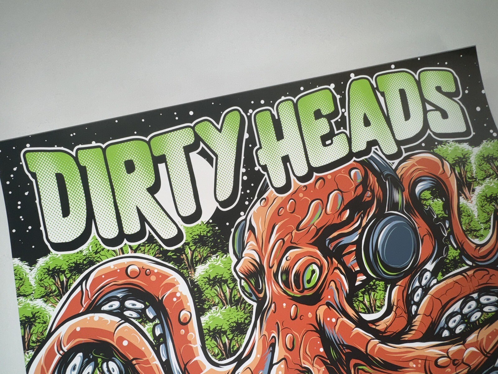 Dirty Heads Poster Holmdel NJ 2024 Official Silkscreen Low Run S/N Schuyler