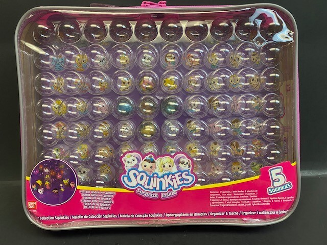 Squinkies Tote & Go Organizing & Carry Case Holds 140 Squinkies