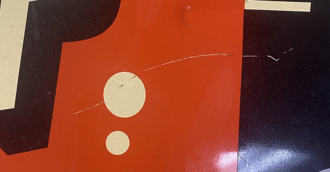 STOUT SIGN CO. LIMITED EDITION DOUBLE SIDED 7UP FLANGE SIGN 1964 Made In USA!!