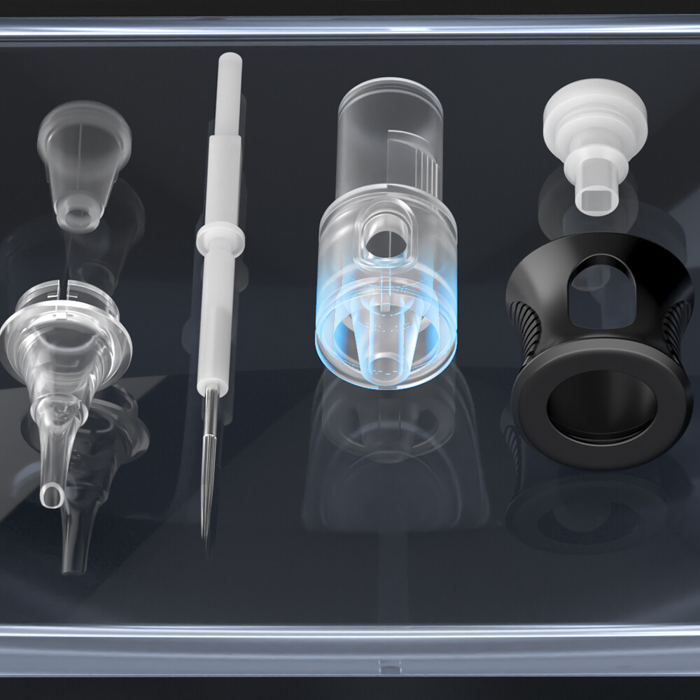 Finger-Safe 16 pcs Frottage Sterilized Disposable Tattoo Cartridge Needles