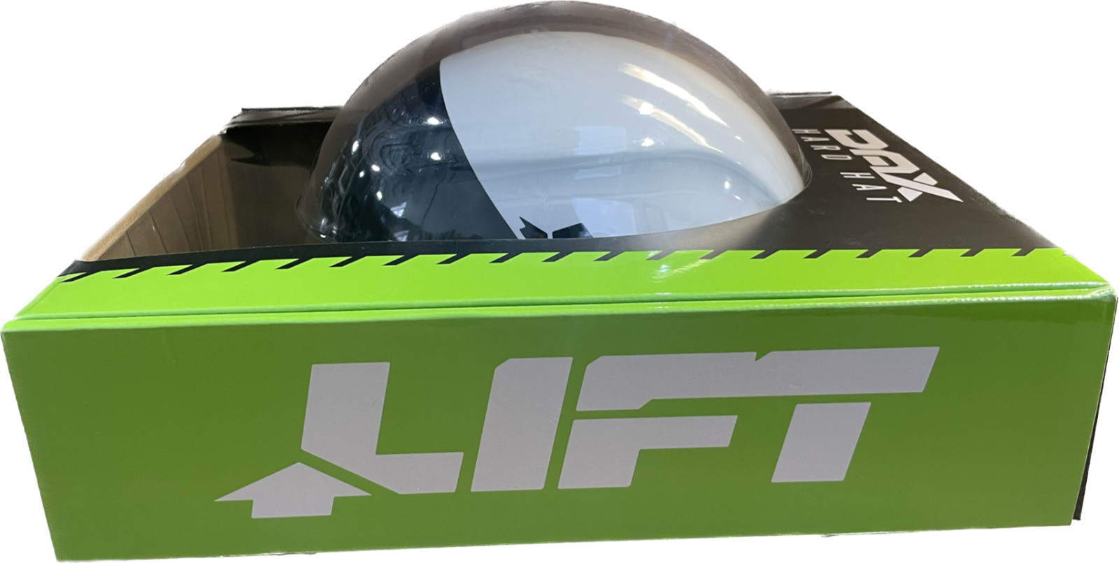 EXCLUSIVE COLOR Lift Black & White Full Brim Hard Hat #HDF50-23WG