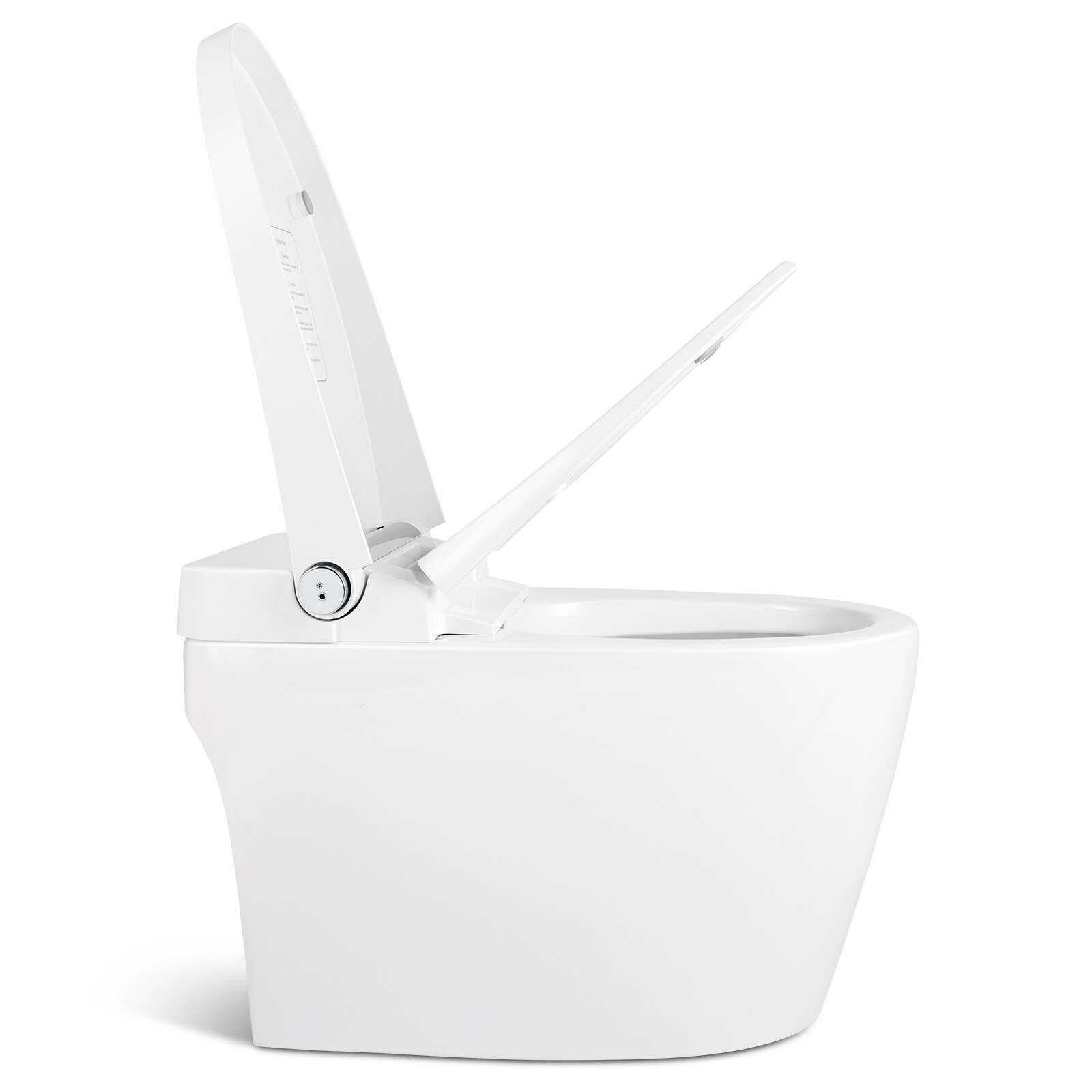 One Piece Electronic Smart Toilet Heat Auto Flush Foot Sensor Night Light