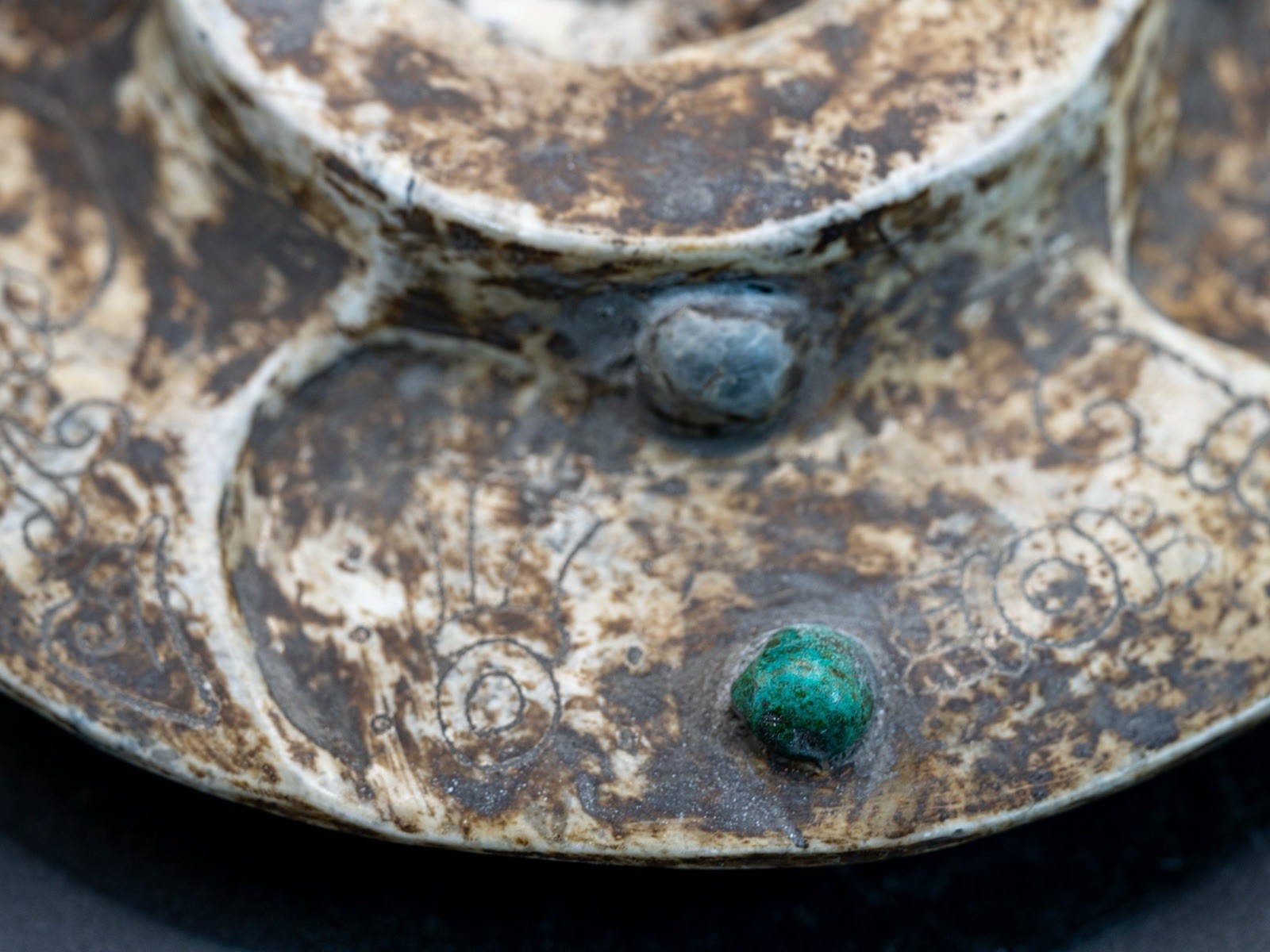 Glowing Ufo Praying Alien Tula Hidalgo PreColumbian Anuannki Ancient Ojuelos