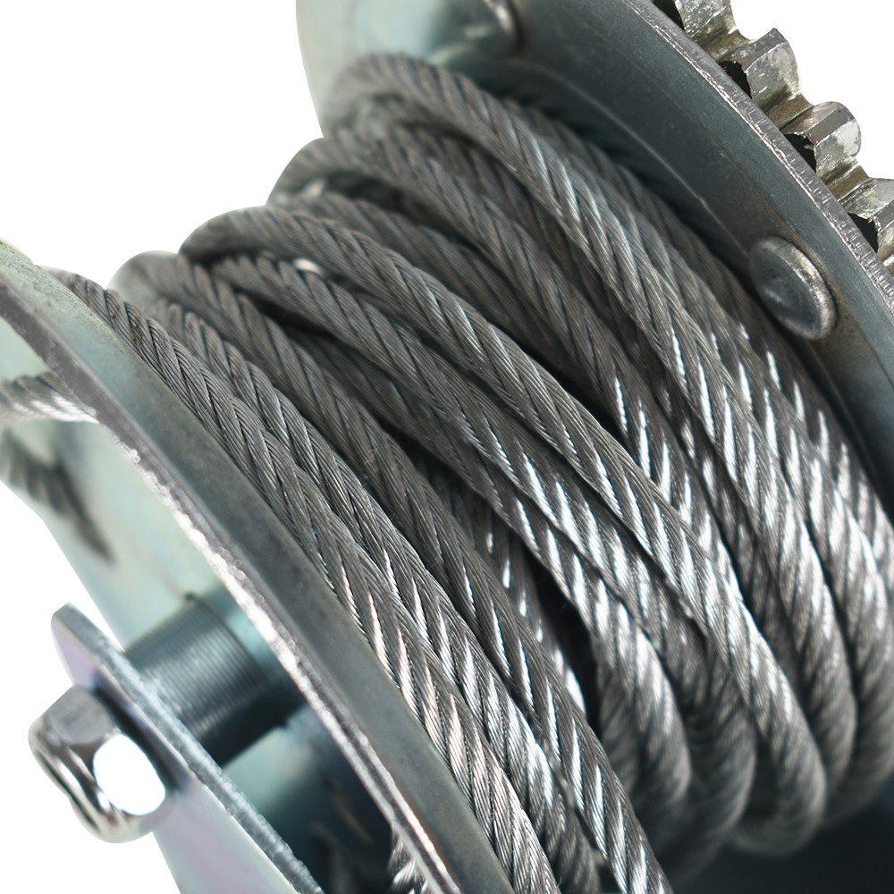 1600lbs Hand Winch Boat Winch Hand Crank Winch With 32ft Cable Manual Winches